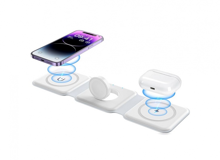 شارژر وایرلس 3in1 Magnetic Wireless Charger