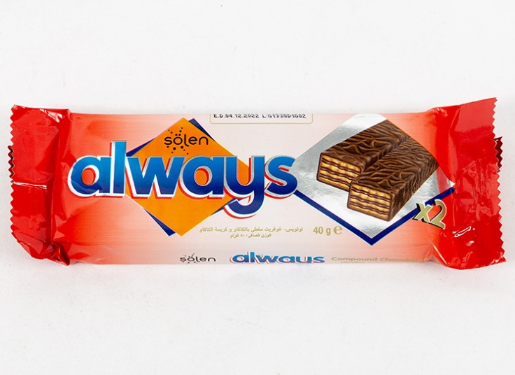 ویفر شکلاتی always