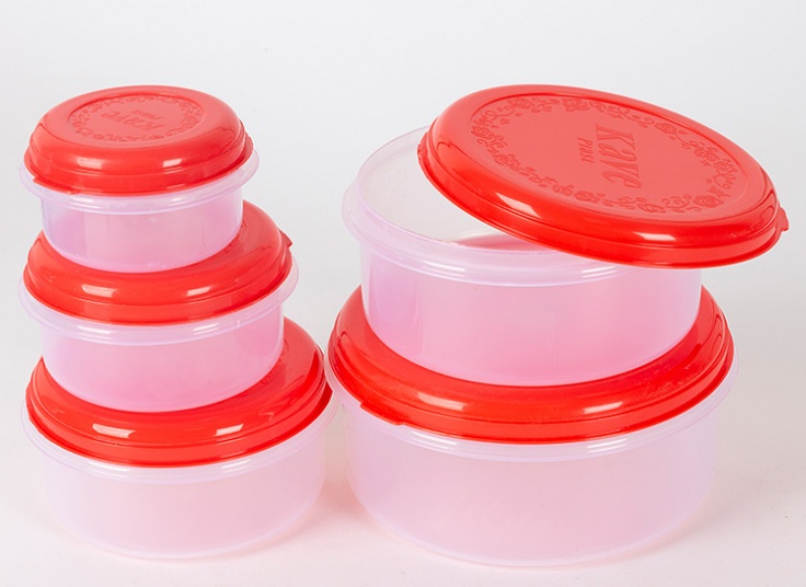 ظرف 5 تکه درب دار Kave plast