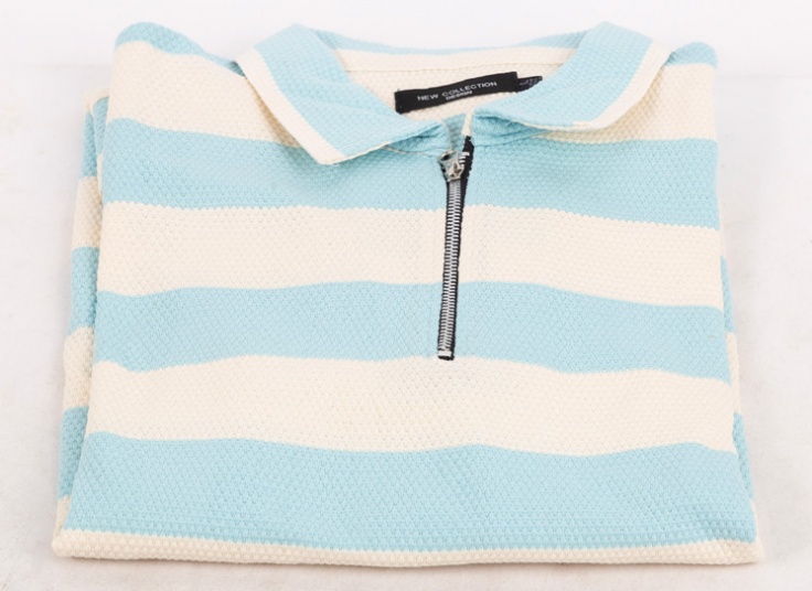 بلوز مردانه راه راه نیم زیپ New Collection