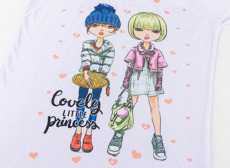 تیشرت طرح فانتزی زنانه