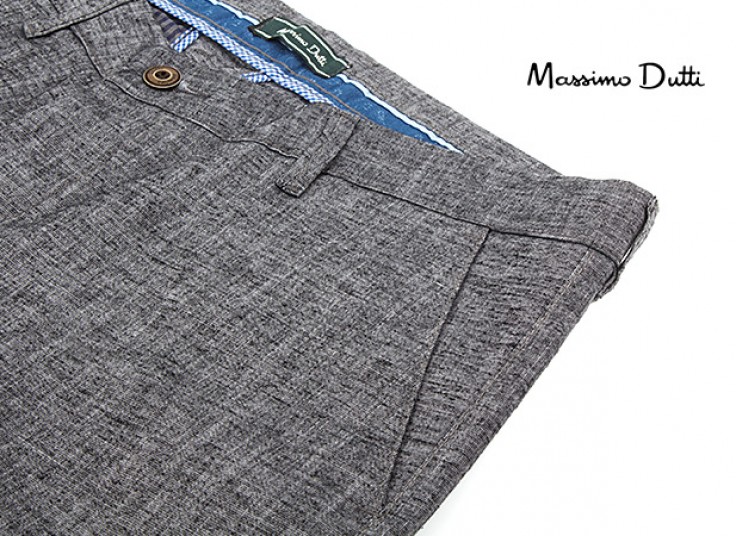 شلوار کتان بهاره Massimo Dutti