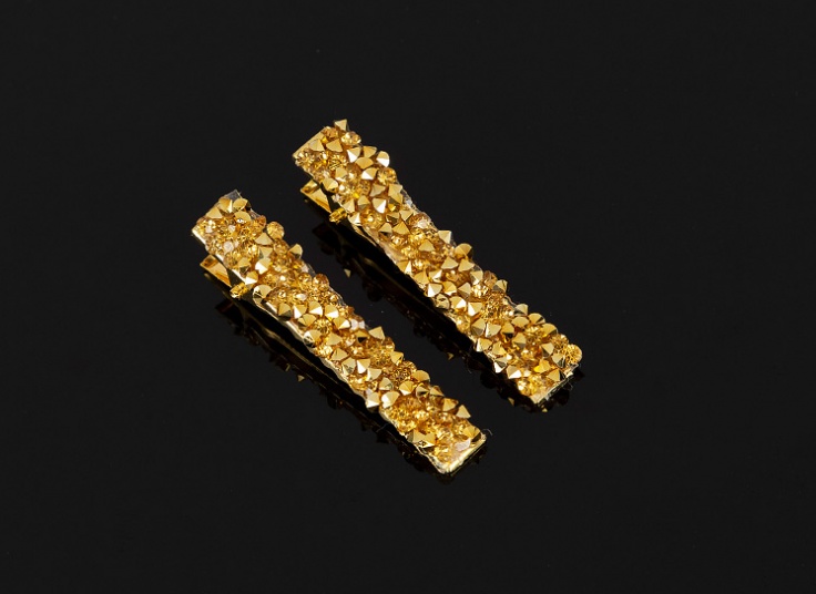 بسته دو عددی گیره مو کریستالی