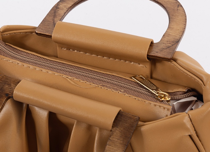 کیف زنانه دسته چوبی