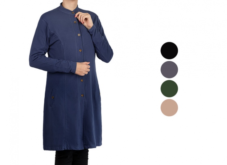 مانتو زنانه یقه دیپلمات