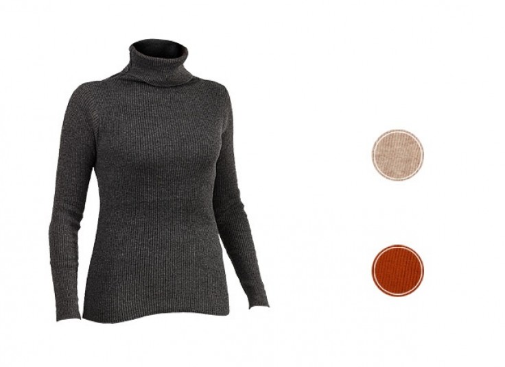 بلوز بافت یقه اسکی زنانه