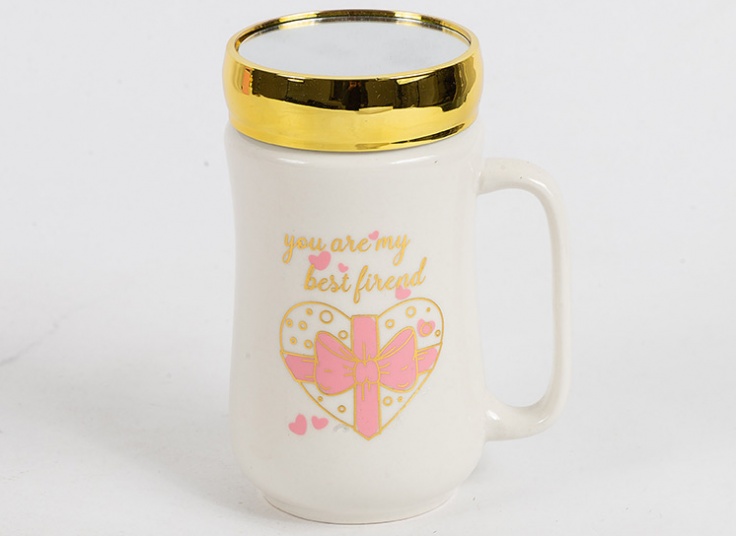 ماگ درب دار آینه ای