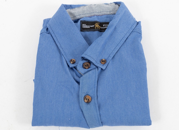 پیراهن طرح جین آستین کوتاه Polo