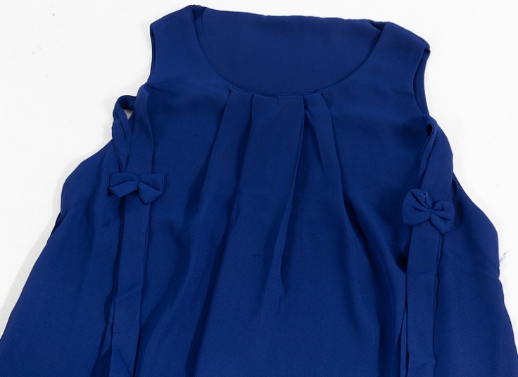 تاپ حریر جلو پلیسه