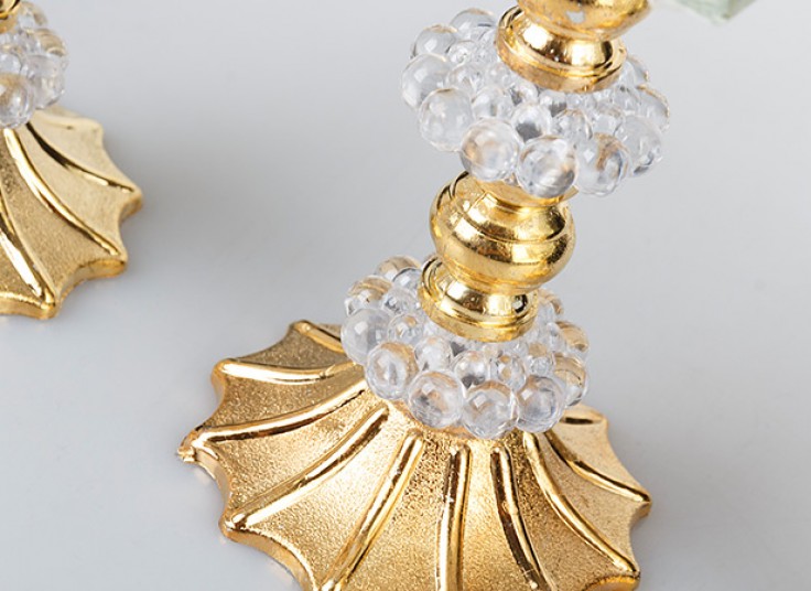 ست سه تایی شمعدان پایه دار