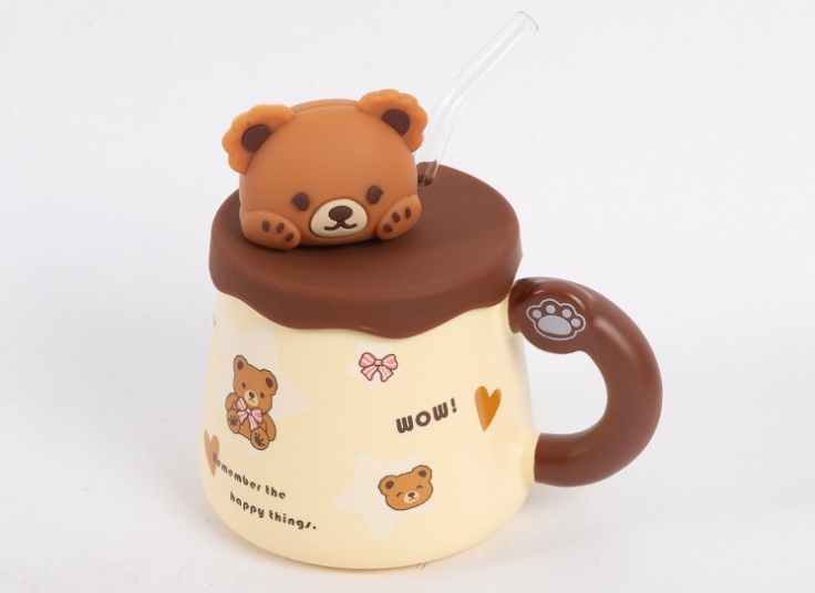 ماگ خرسی درب دار Perfect Life