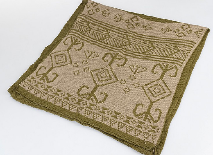 شال بافت زمستانی Geometric