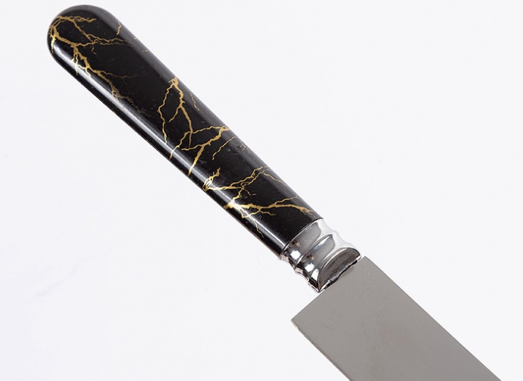 ست کارد و کفگیر سرو کیک طرح ماربل