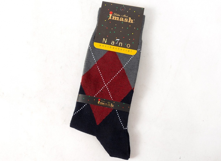 جوراب ساقدار مردانه imash طرح اسکاچ