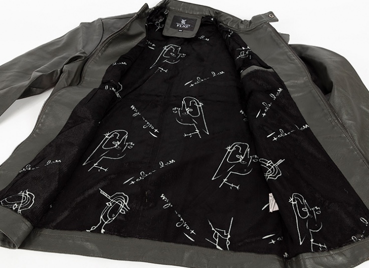 کاپشن چرم Wind Wolf