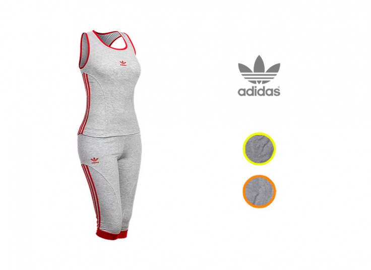 تاپ و برمودا زنانه طرح adidas