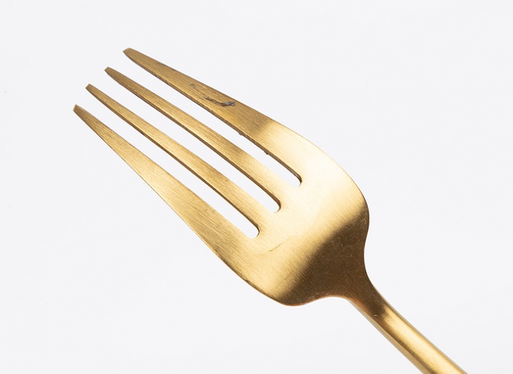 ست 4 عددی قاشق چنگال طلایی