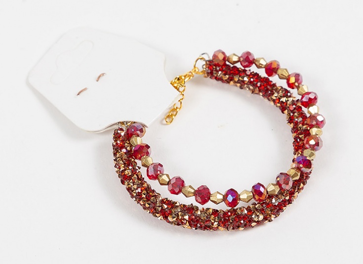 دستبند طرح کریستال