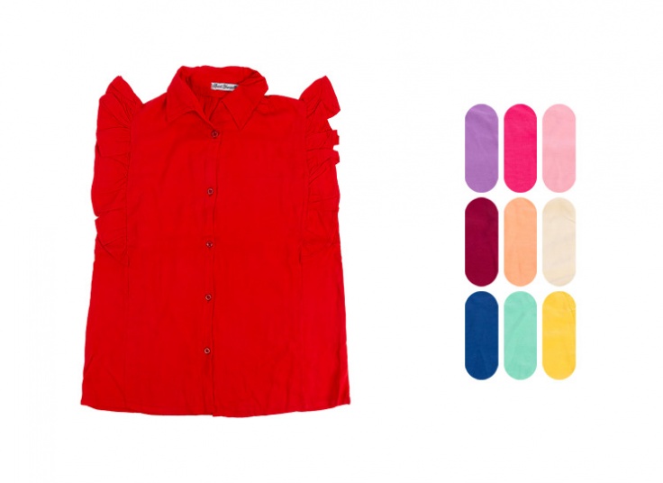 تاپ جلو دکمه دار کد 15968