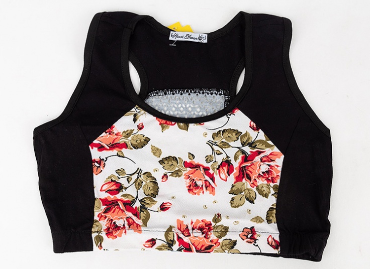 نیم تنه گل دار زنانه