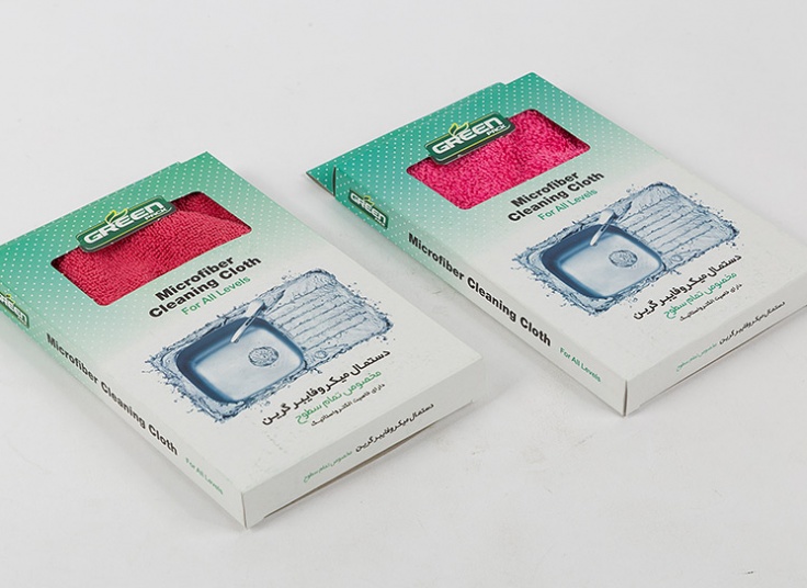 انواع دستمال میکرو فایبر Green