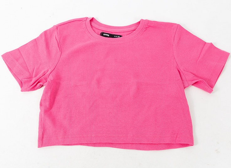 تیشرت کراپ کبریتی Sinsay