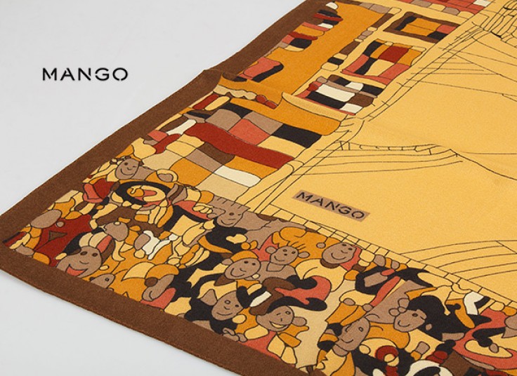روسری پاییزه MANGO مدل Cubism