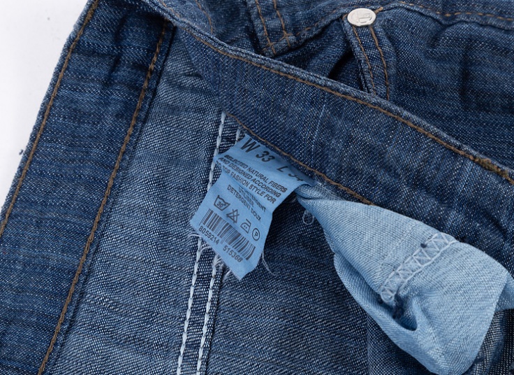 شلوار بگ جین کاغذی زنانه