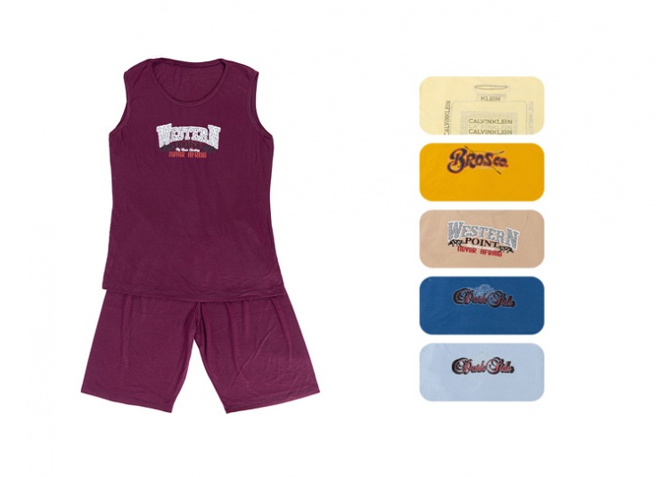 تاپ شلوارک زنانه چاپی