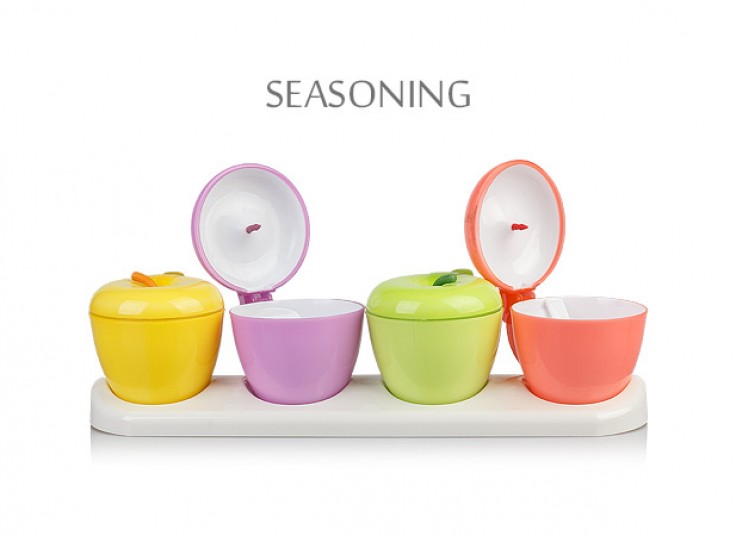 ست جا ادویه طرح سیب Seasoning