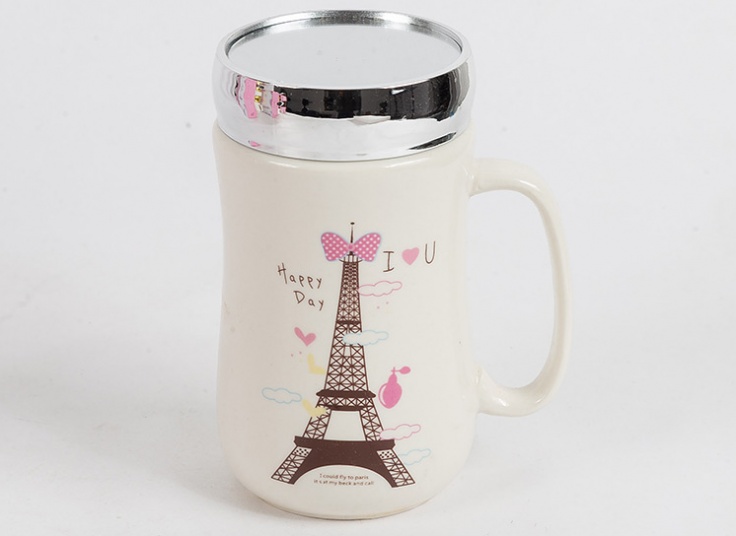 ماگ درب دار آینه ای