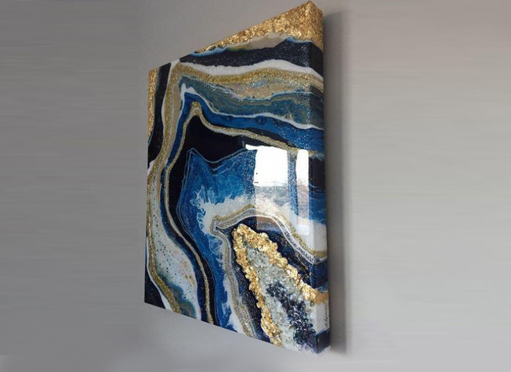 نقاشی با آبستره در آموزشگاه هنری تن های خاکستری