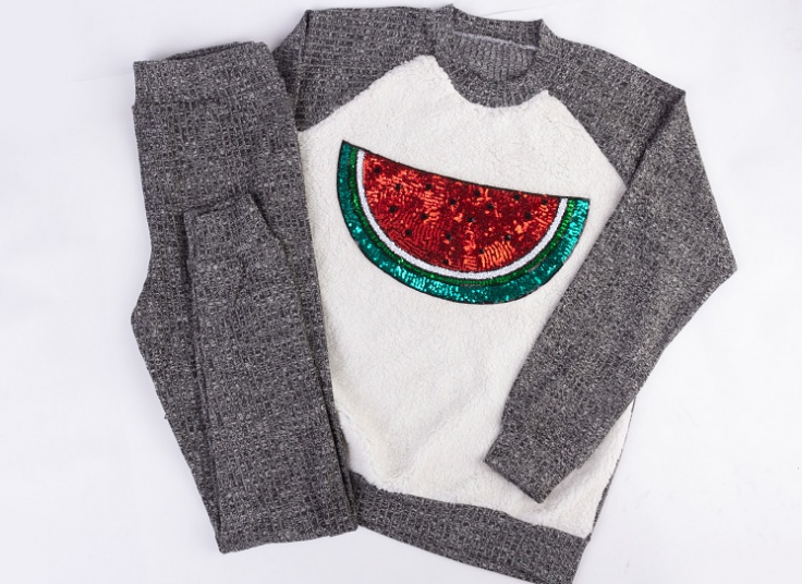 ست بلوز و شلوار زنانه پولیشی