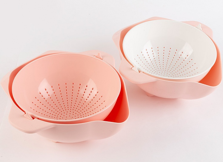 ست کاسه و آبکش استپ دار Dima