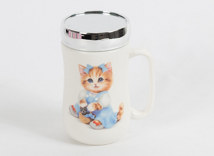 ماگ درب دار آینه ای