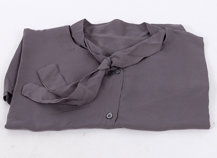 بلوز حریر یقه کراواتی کد 11456