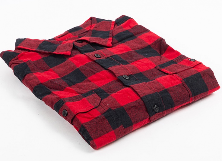 پیراهن پشمی چهار خانه