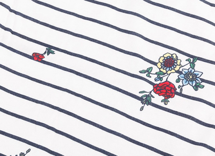 تیشرت زنانه طرح Flower Print