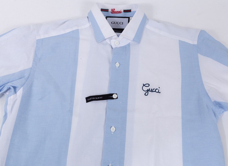 پیراهن راه راه مردانه Gucci