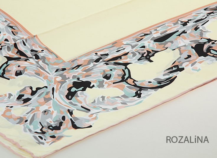 روسری ساتن ابریشم ROSALINA
