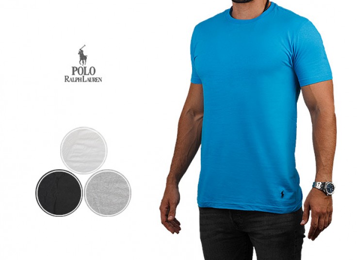 تیشرت یقه گرد مردانه POLO