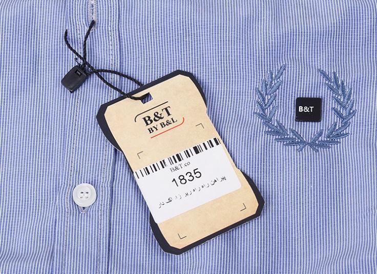 پیراهن راه راه مردانه B & T