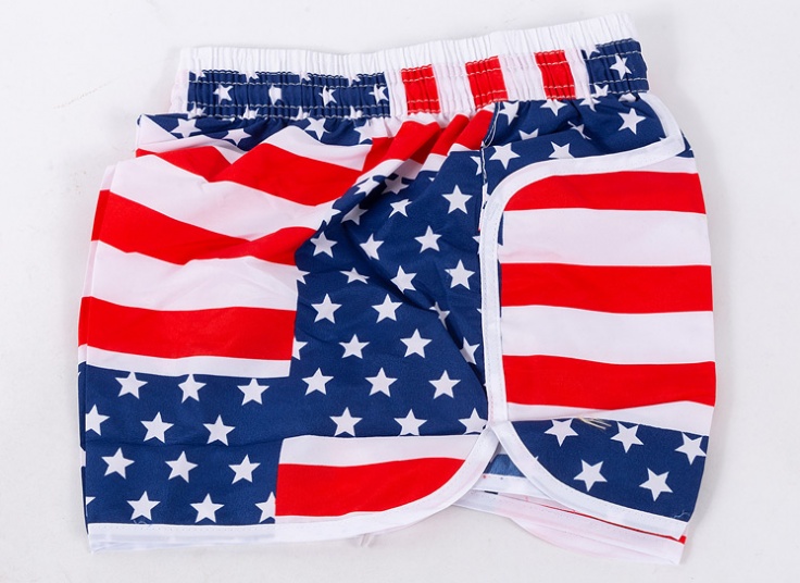 شلوارک زنانه طرح هاوایی