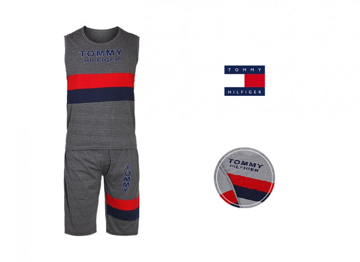 حلقه ای و شلوارک مردانه طرح TOMMY