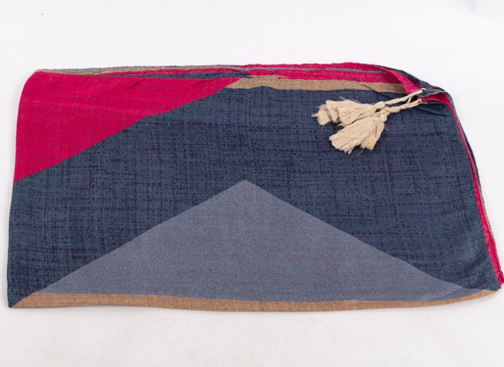 شال نخی چند رنگ تابستانی