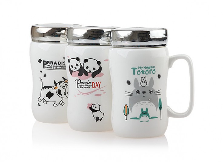 ماگ درب آینه‌ای Cartoon Cup