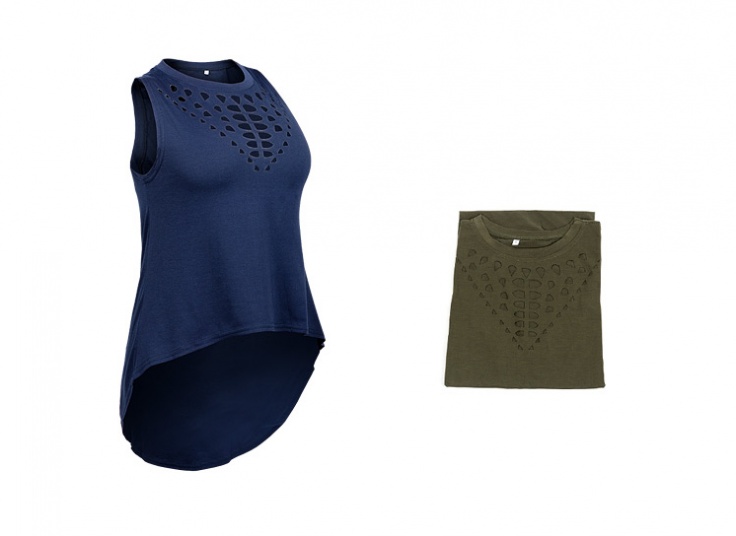 تاپ حلقه ای پشت بلند