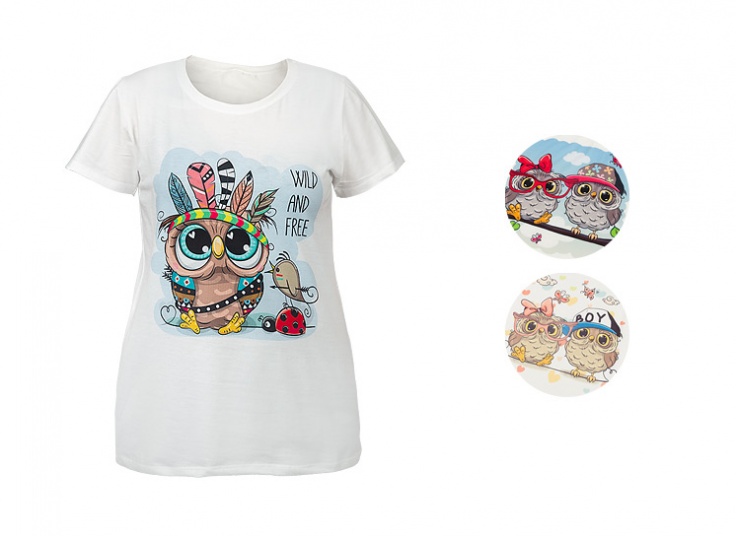 تیشرت زنانه طرح owl