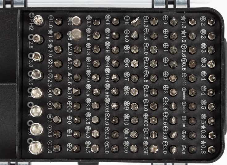 مجموعه پیچ گوشتی 115 عددی