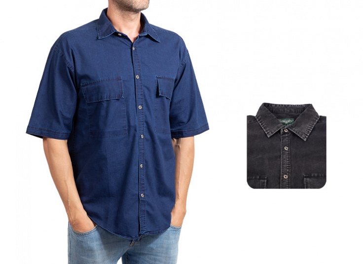 پیراهن جین آستین کوتاه GULF BIRD